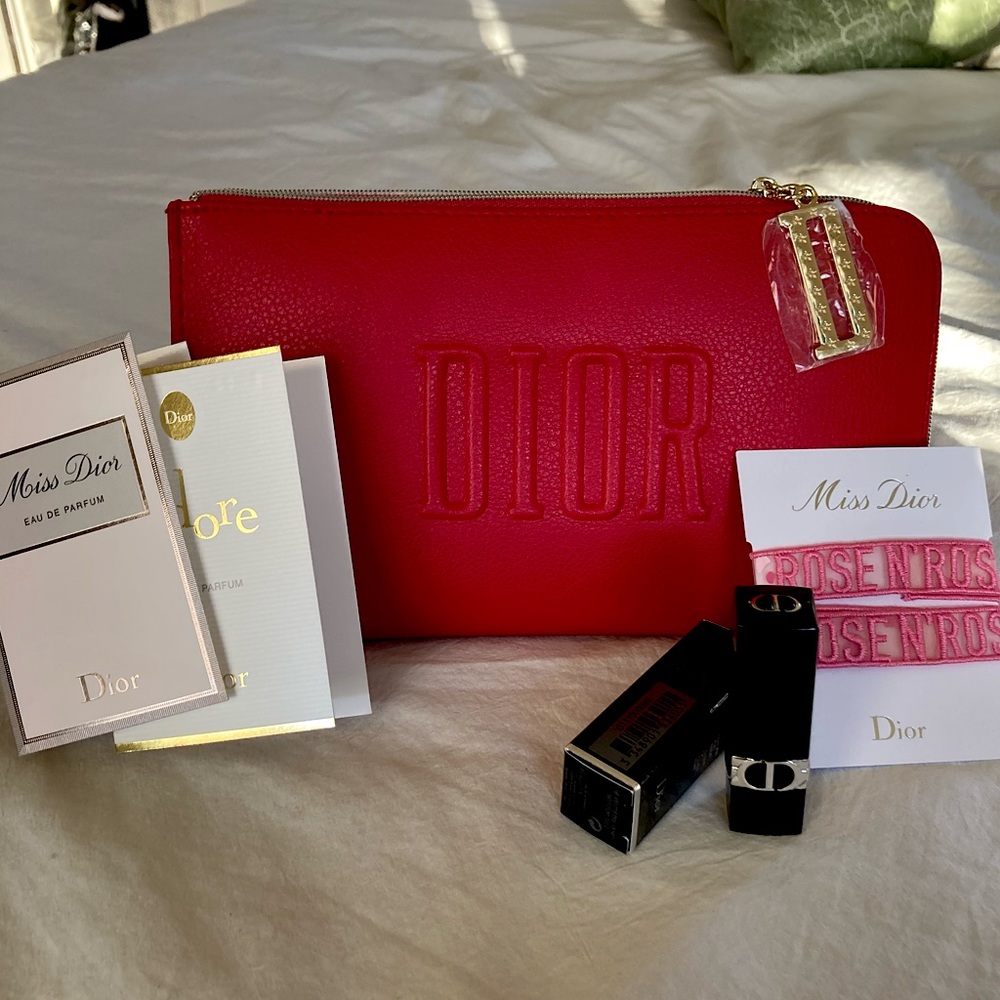 Christian Dior Sample Set Designer Makeup Bag